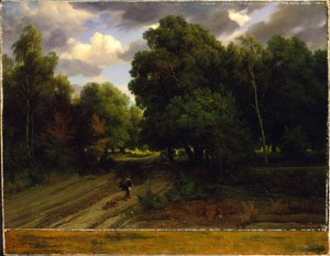 Kartal Yuvasının Kavşağı, Fontainebleau Ormanı, 1843-44
